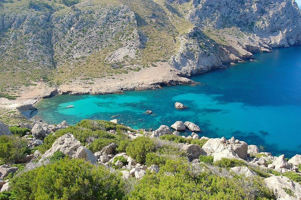 mallorca cala formentor wikimedia - De 12 mooiste stranden van Mallorca (onbekende pareltjes!)